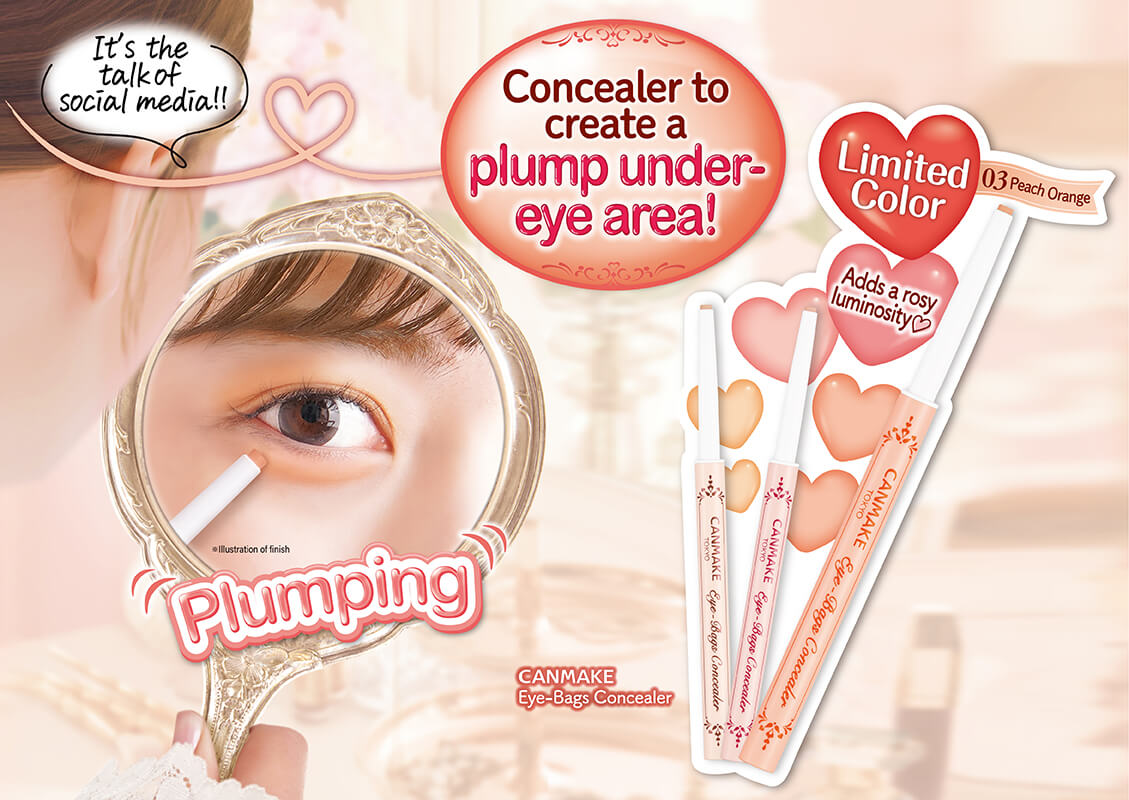 Concealer to create a plump under-eye area!