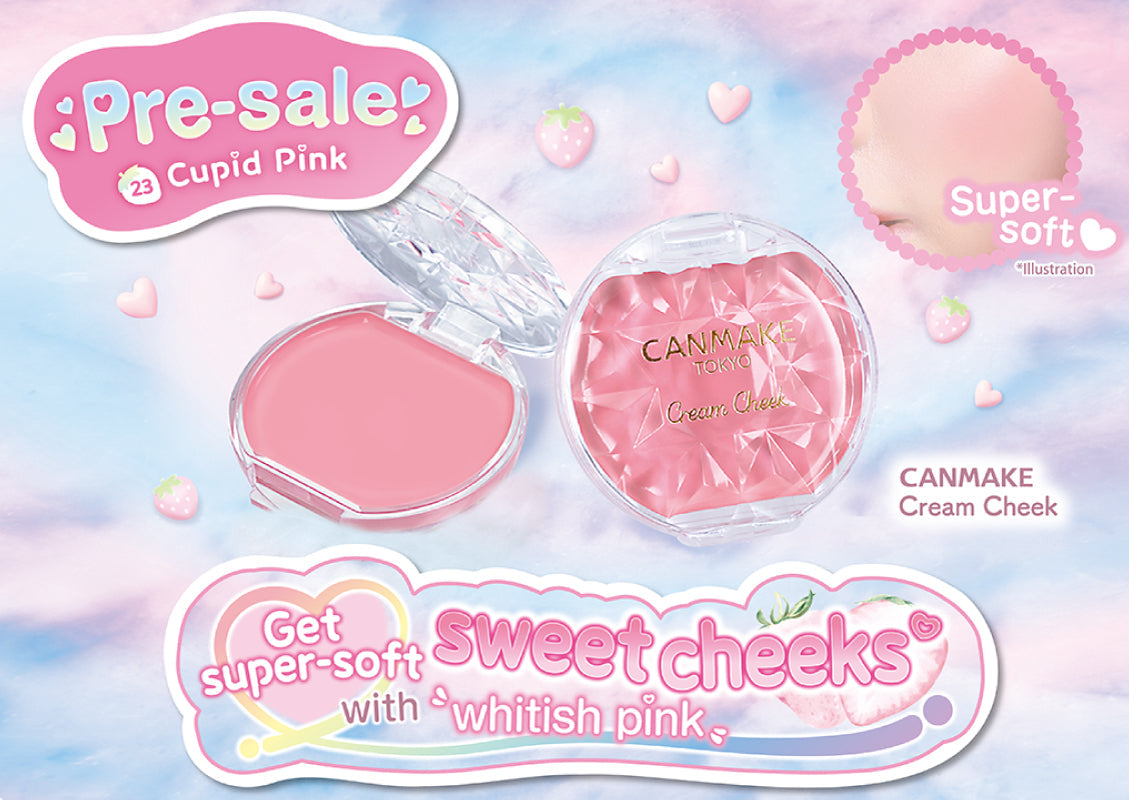 Soft and sweet milky pink creates pretty cheeks💗👼