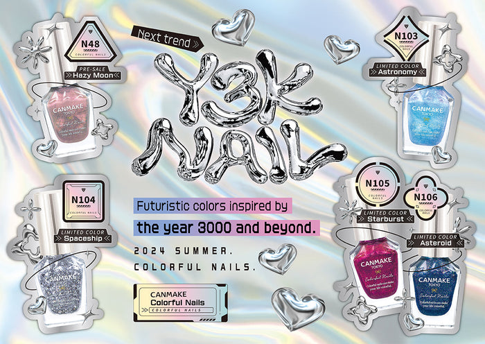 2024 New x CANMAKE Y3K NAIL💫💙 COMING SOON