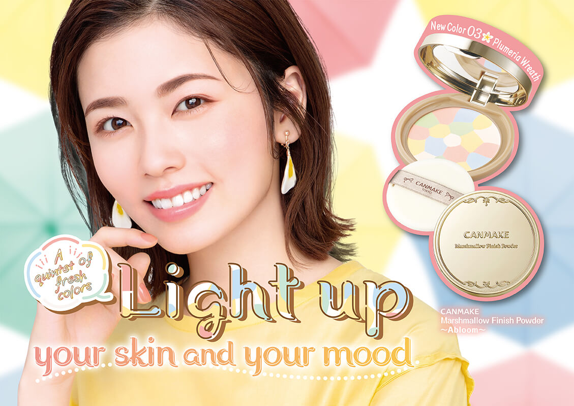 TOP SELLING X CANMAKE 5 colors to make your dreams come true! Get super-light marshmallow-soft skin.